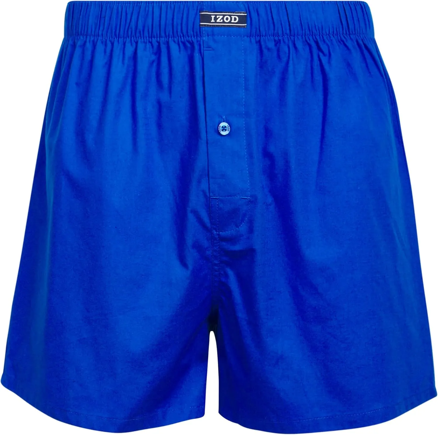 IZOD Men's Boxer Shorts - 8 Pack Loose Fit Mens Underwear Boxers with Button Fly - Classic Woven Boxers for Men (M-2XL)