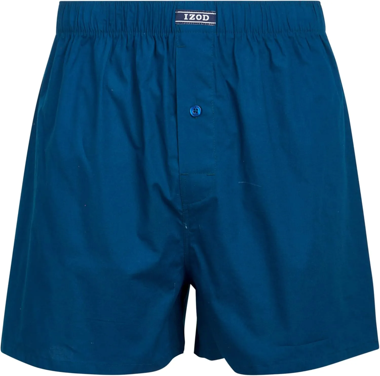 IZOD Men's Boxer Shorts - 8 Pack Loose Fit Mens Underwear Boxers with Button Fly - Classic Woven Boxers for Men (M-2XL)