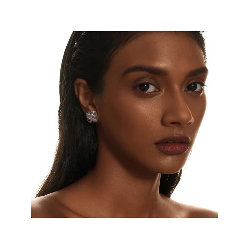 Kaj Fine Jewellery Coffee Diamond Studs in 18KT Yellow Gold
