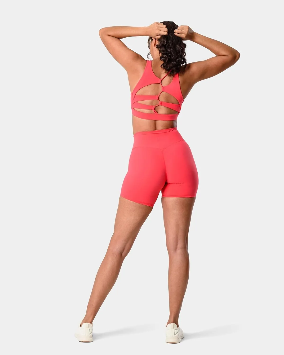 Kamo Fitness Featherlite Enhance 6" Women's Biker Shorts - No Front Seam, Soft, Butt-Lifting, High Waisted