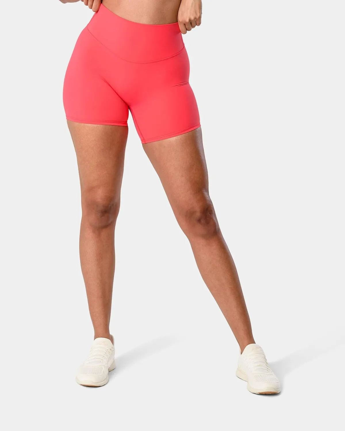 Kamo Fitness Featherlite Enhance 6" Women's Biker Shorts - No Front Seam, Soft, Butt-Lifting, High Waisted