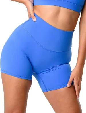 Kamo Fitness Featherlite Enhance 6" Women's Biker Shorts - No Front Seam, Soft, Butt-Lifting, High Waisted