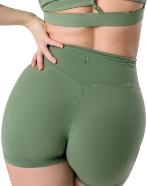 Kamo Fitness Featherlite Enhance 6" Women's Biker Shorts - No Front Seam, Soft, Butt-Lifting, High Waisted