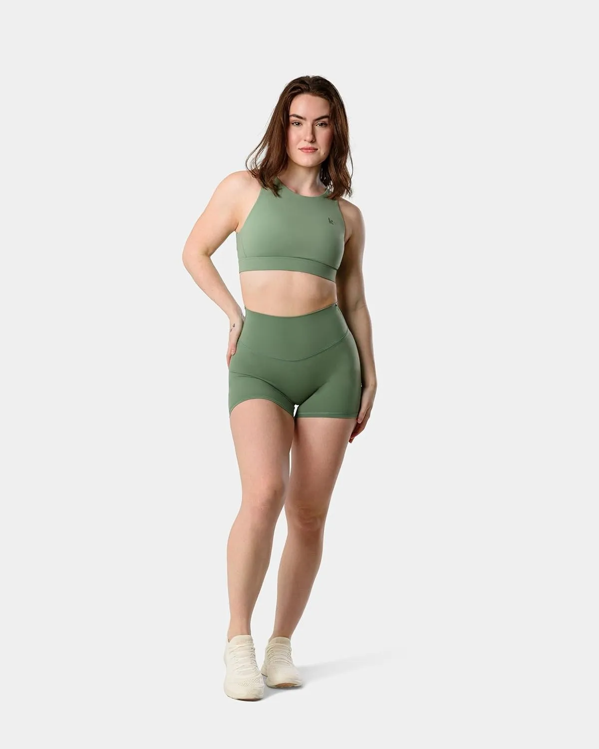 Kamo Fitness Featherlite Enhance 6" Women's Biker Shorts - No Front Seam, Soft, Butt-Lifting, High Waisted