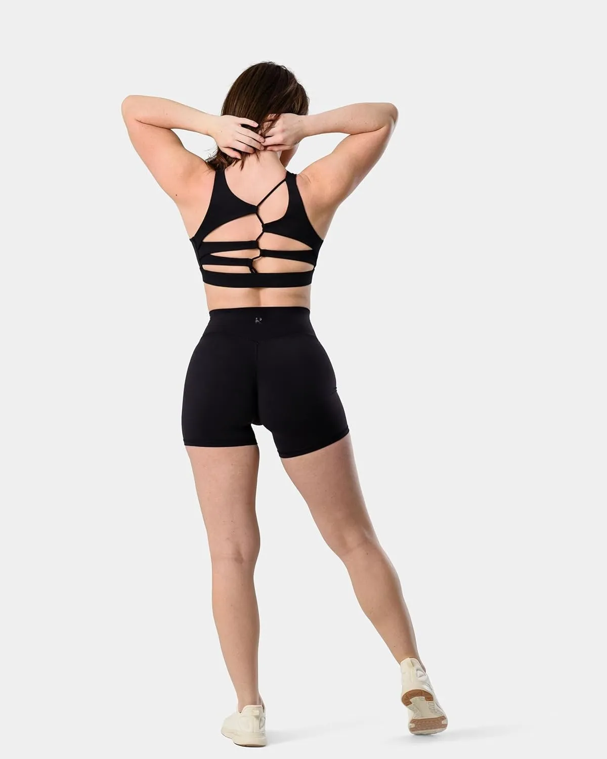 Kamo Fitness Featherlite Enhance 6" Women's Biker Shorts - No Front Seam, Soft, Butt-Lifting, High Waisted