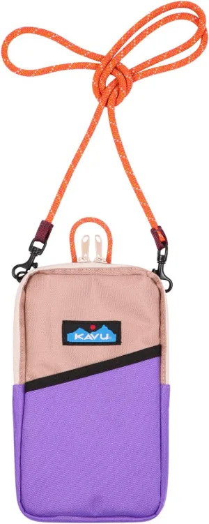 KAVU Essential Case Zip Crossbody Wallet with Rope Strap