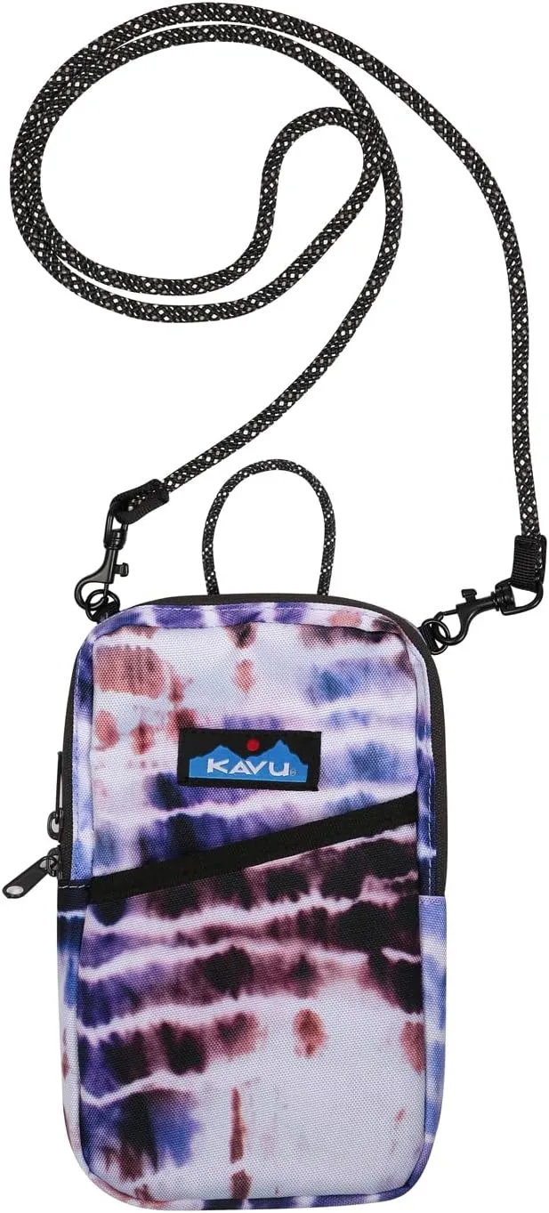 KAVU Essential Case Zip Crossbody Wallet with Rope Strap