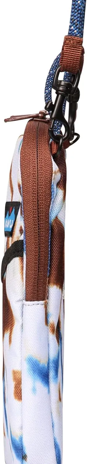 KAVU Essential Case Zip Crossbody Wallet with Rope Strap