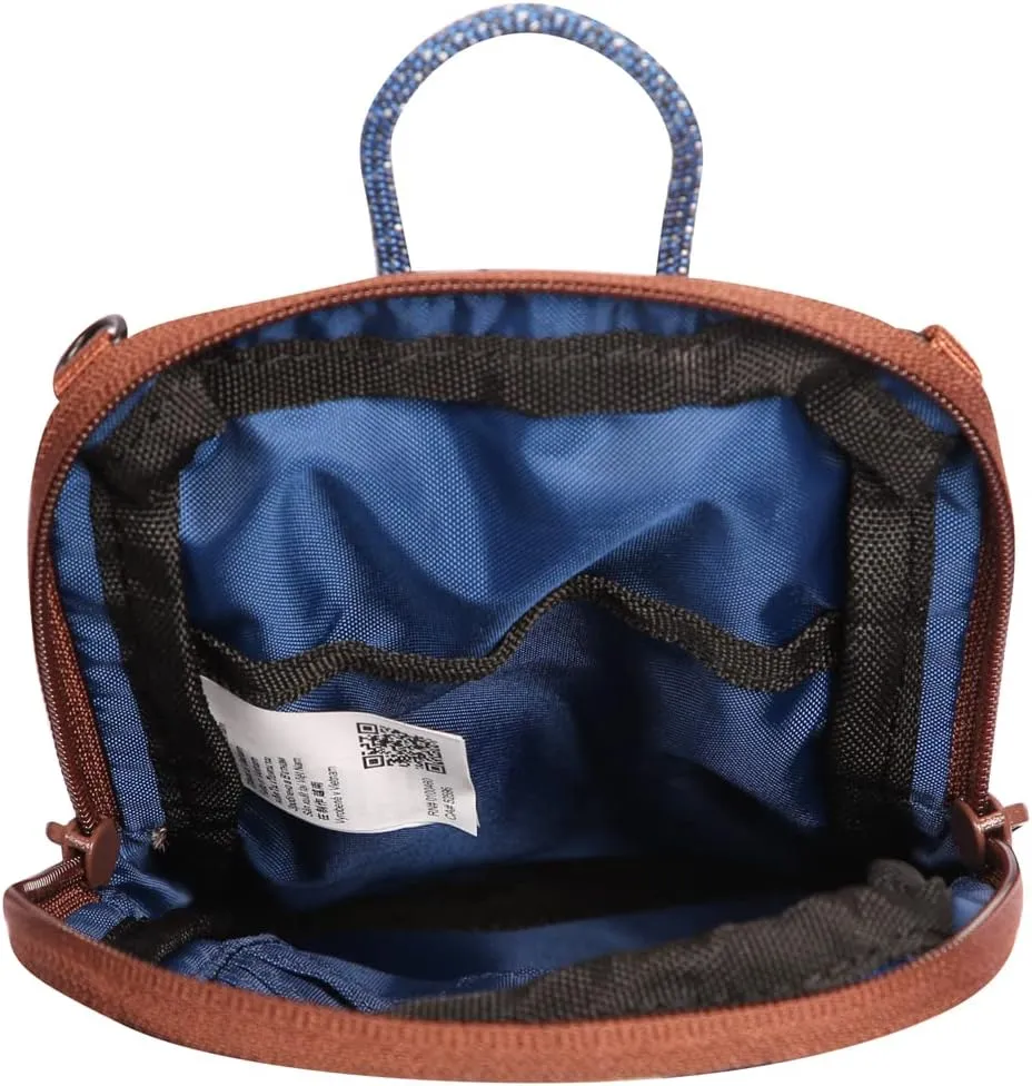 KAVU Essential Case Zip Crossbody Wallet with Rope Strap