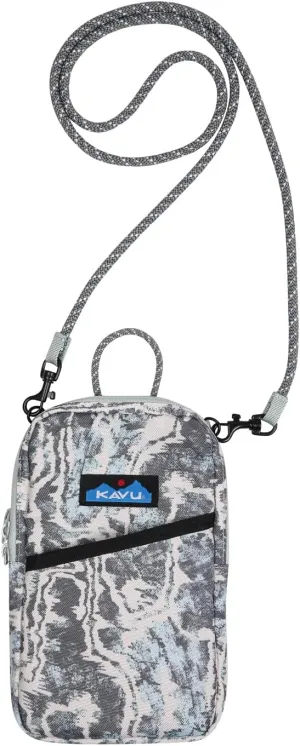KAVU Essential Case Zip Crossbody Wallet with Rope Strap
