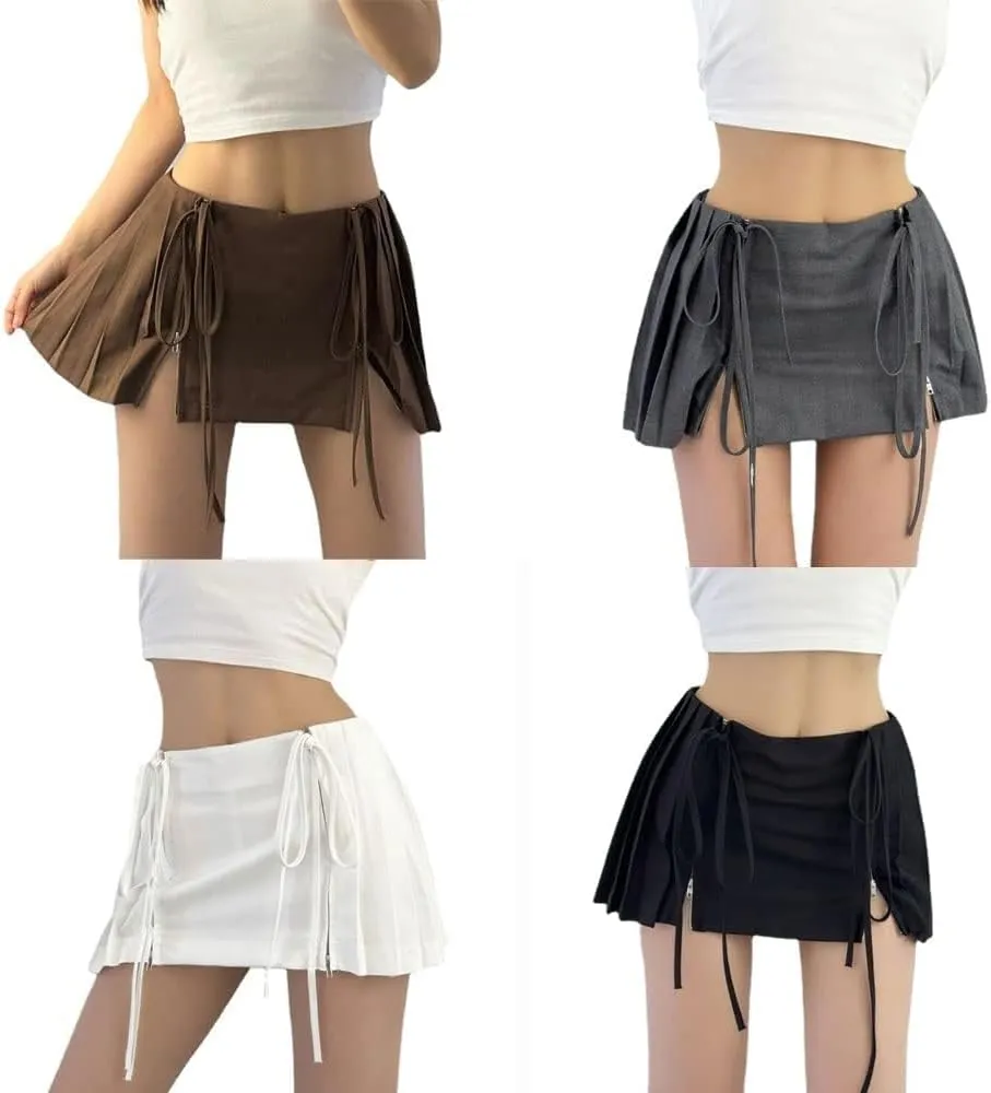 LAPRBY Y2k Skirt Preppy Skirt Preppy Clothe Skorts Skirts for Women Pleated Mini Skirts for Women