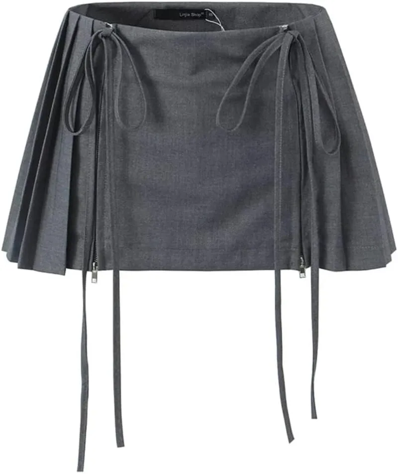 LAPRBY Y2k Skirt Preppy Skirt Preppy Clothe Skorts Skirts for Women Pleated Mini Skirts for Women