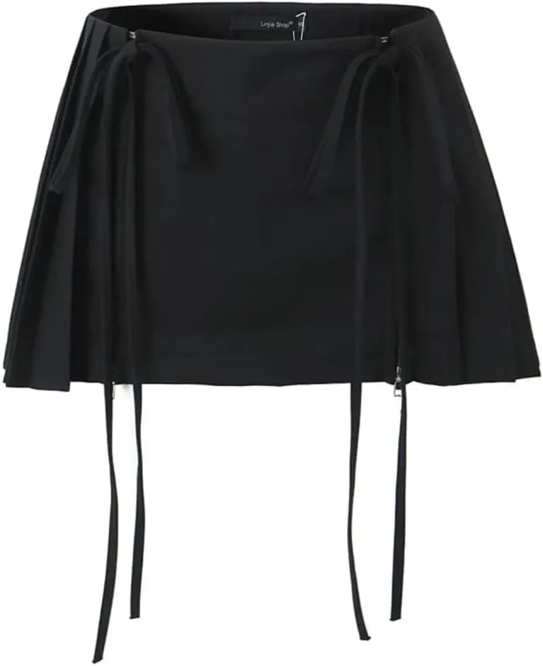 LAPRBY Y2k Skirt Preppy Skirt Preppy Clothe Skorts Skirts for Women Pleated Mini Skirts for Women
