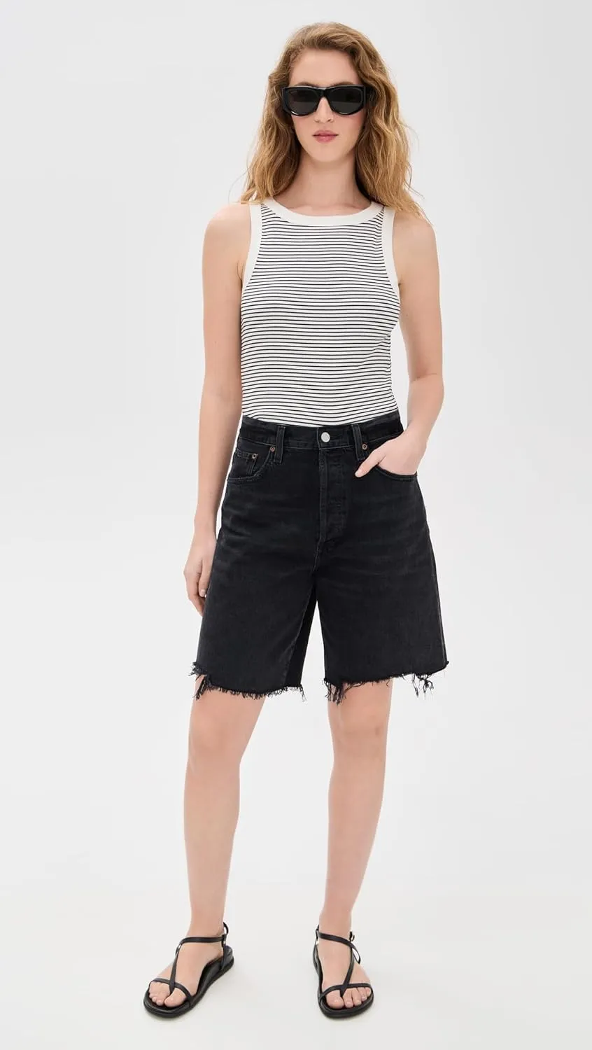 Madewell Women's Essential High-Neck Tank in Supima Rib