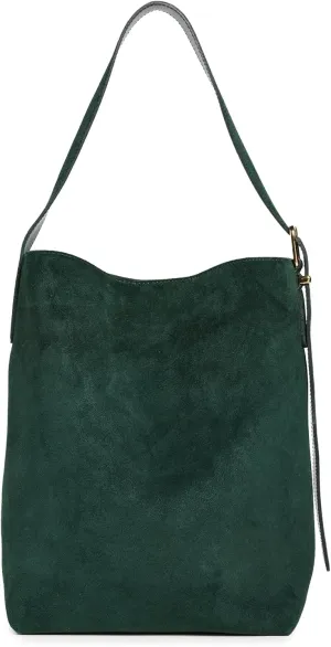 Madewell Women's The Essential Bucket Tote in Suede