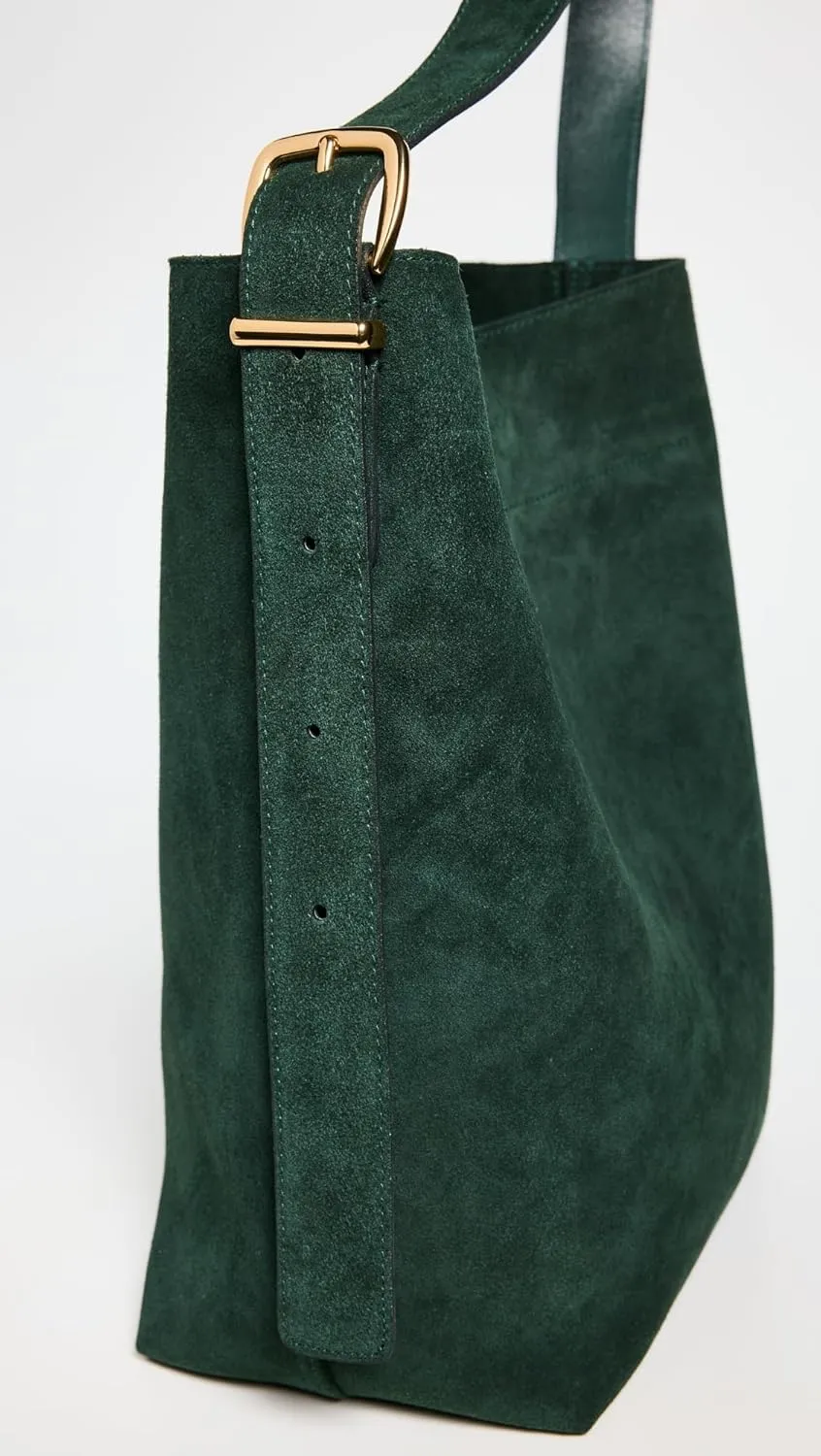 Madewell Women's The Essential Bucket Tote in Suede