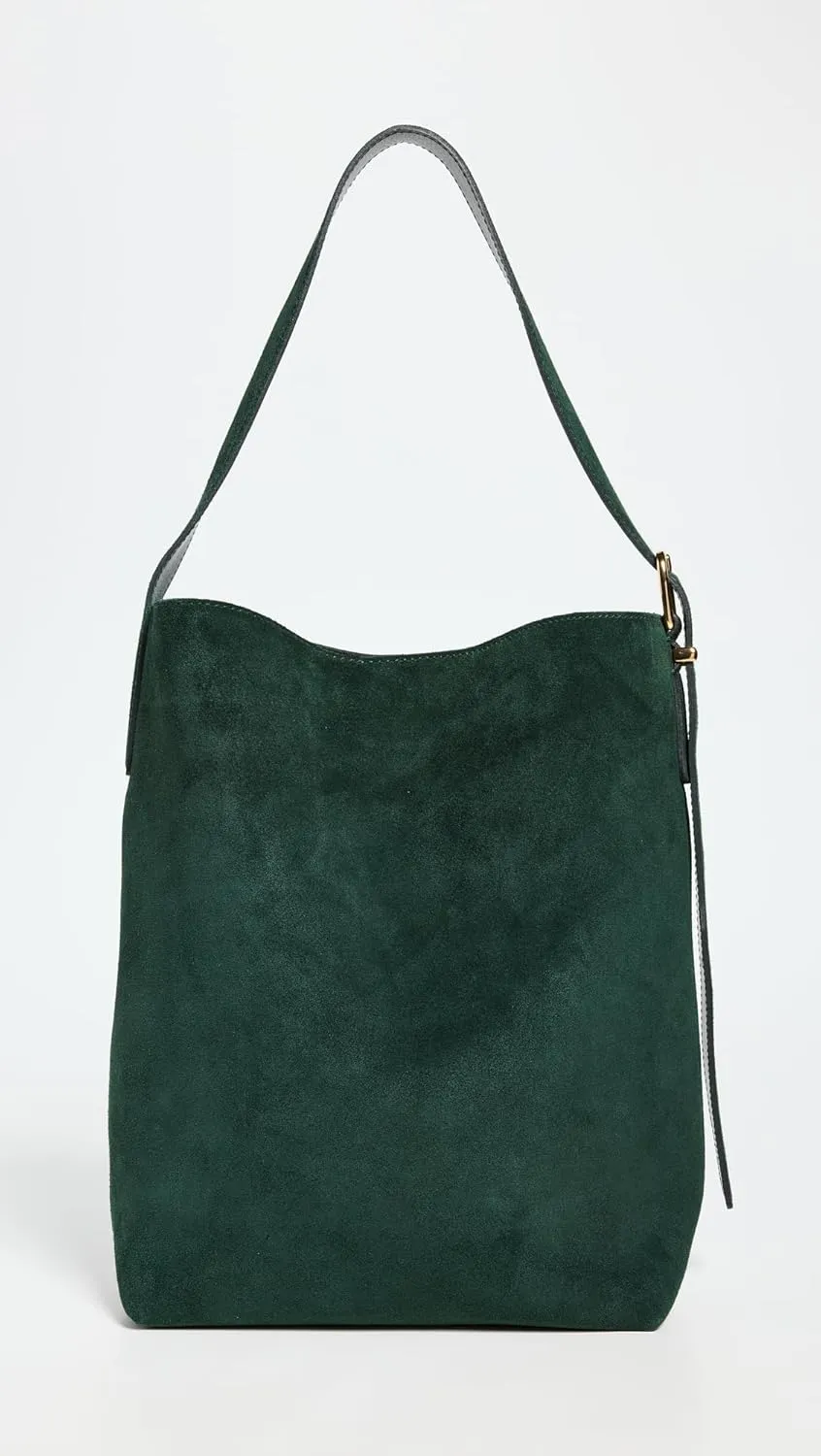 Madewell Women's The Essential Bucket Tote in Suede