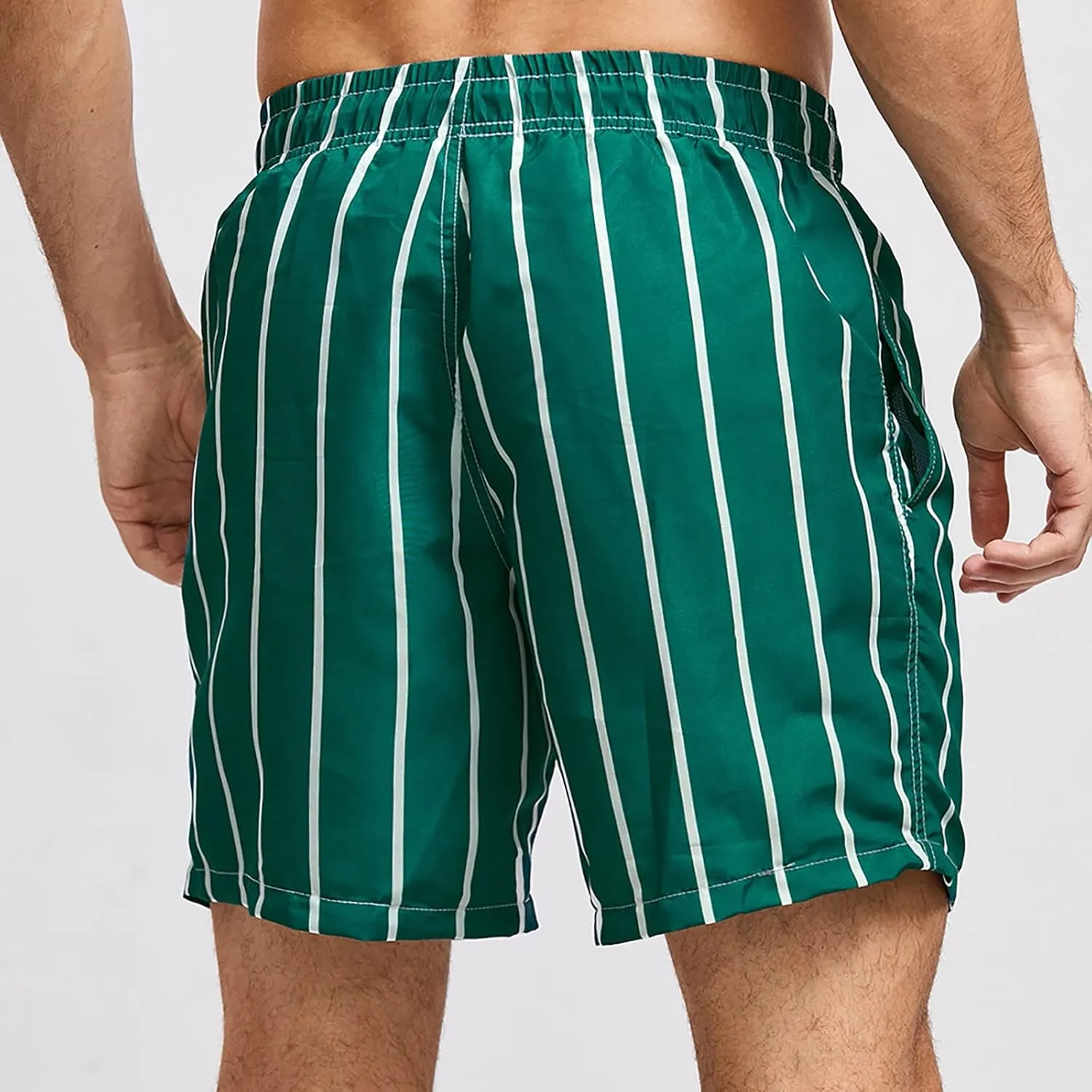 MADHERO Mens Swim Trunks Short Bathing Suit with Mesh Lining Swimming Shorts