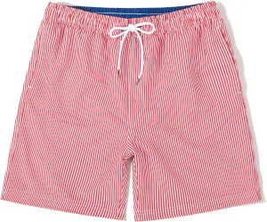MADHERO Mens Swim Trunks Short Bathing Suit with Mesh Lining Swimming Shorts