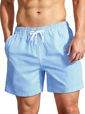 MADHERO Mens Swim Trunks Short Bathing Suit with Mesh Lining Swimming Shorts