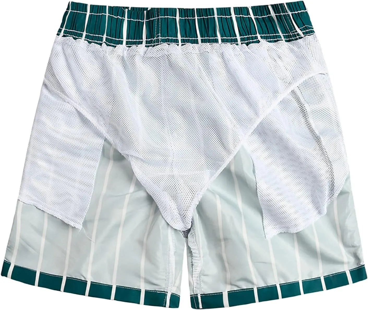 MADHERO Mens Swim Trunks Short Bathing Suit with Mesh Lining Swimming Shorts