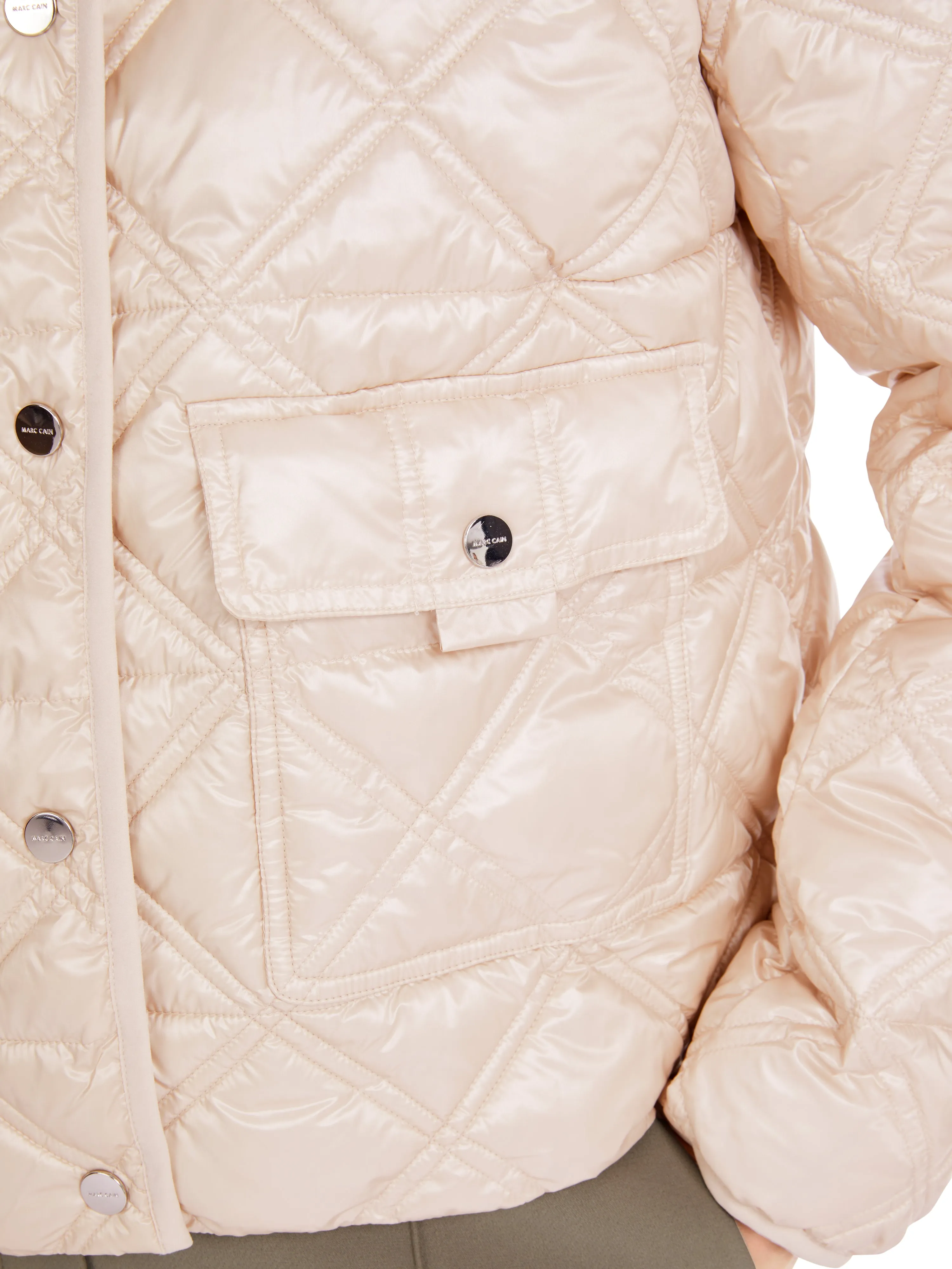 MARC CAIN Cream Outdoor Jacket