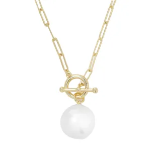 MELINDA MARIA | Life's A Ball Pearl Pendant Necklace