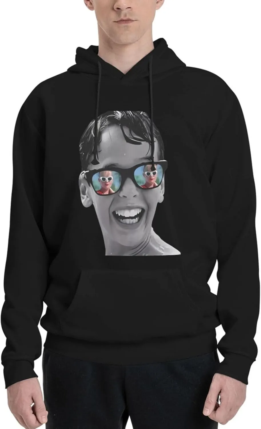 Mens Hooded Sweatshirt, Hooded Sportswear Shirts, Drawstring Pullover Hoodie