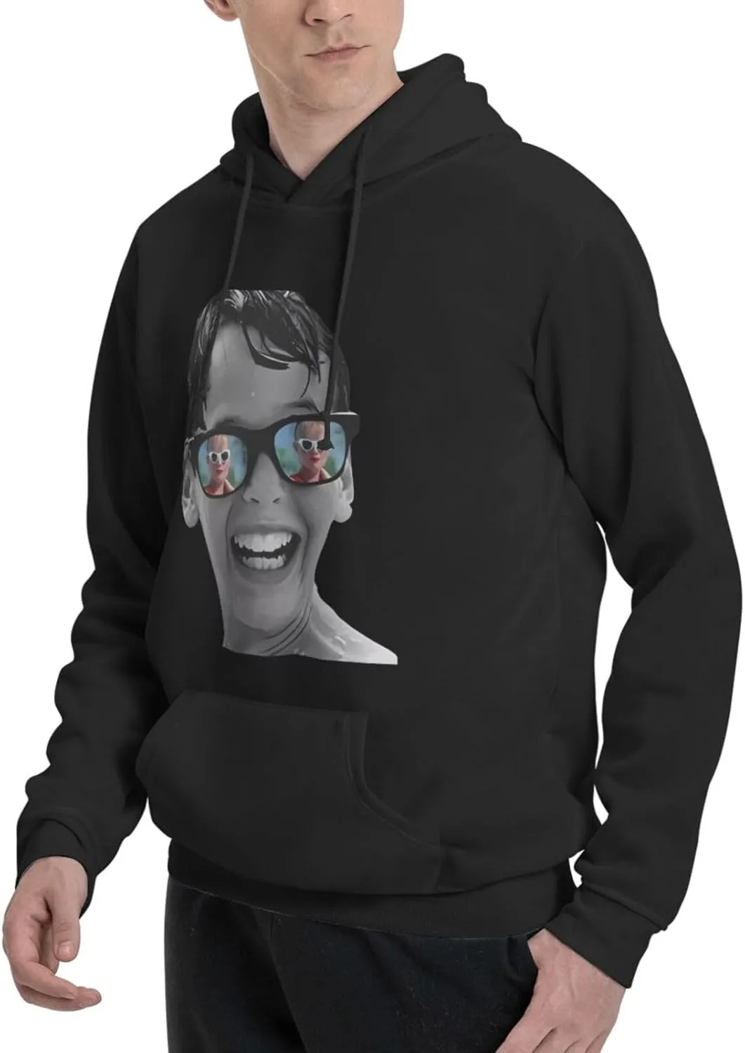 Mens Hooded Sweatshirt, Hooded Sportswear Shirts, Drawstring Pullover Hoodie