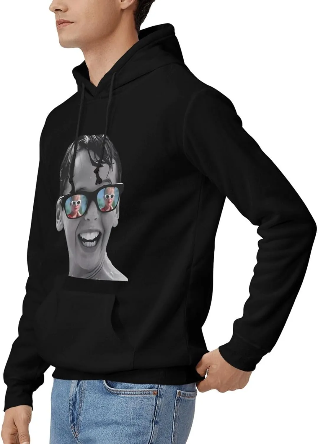 Mens Hooded Sweatshirt, Hooded Sportswear Shirts, Drawstring Pullover Hoodie