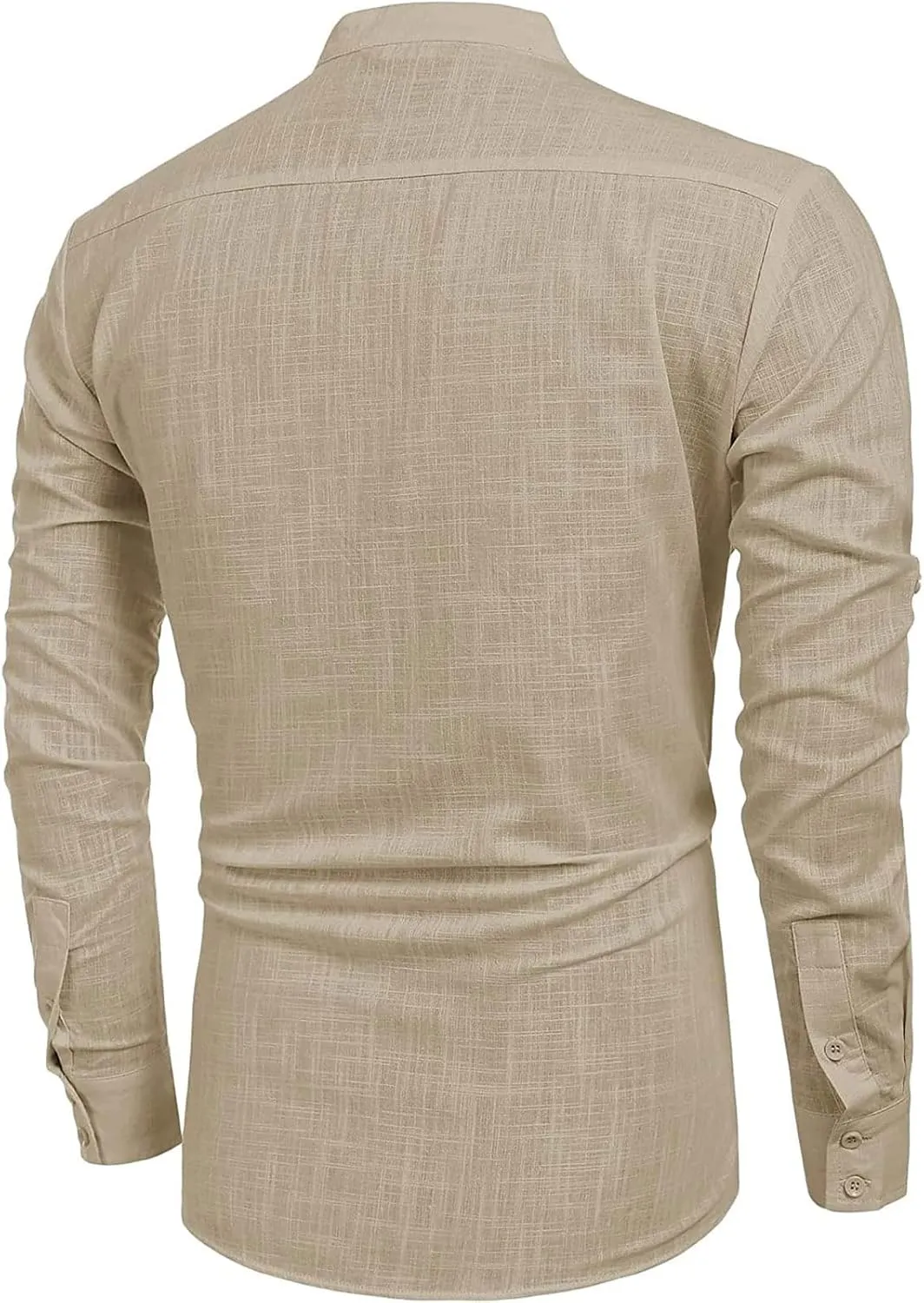 Men's Shirt Henley Casual Daily Button-Down Short Sleeve Tops Cotton Summer Holiday Beach Outdoor Quick Dry Shirts