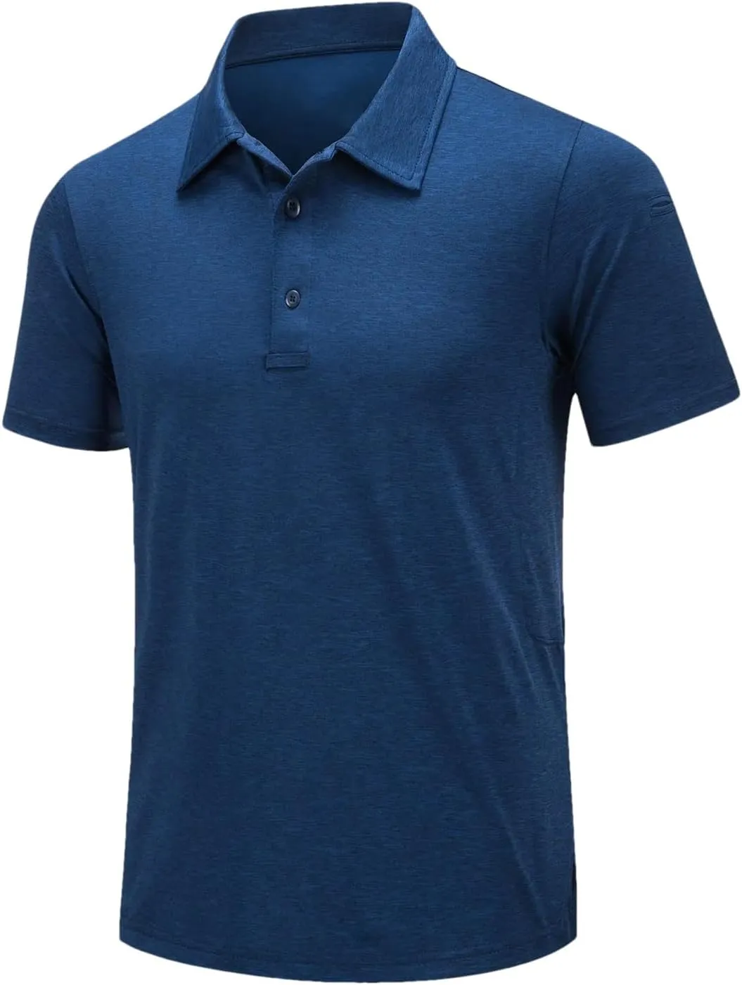 Mens Summer Casual Short Sleeve T-Shirts Golf Tshirts Quick Dry Work Polos Shirt Pullover Tops