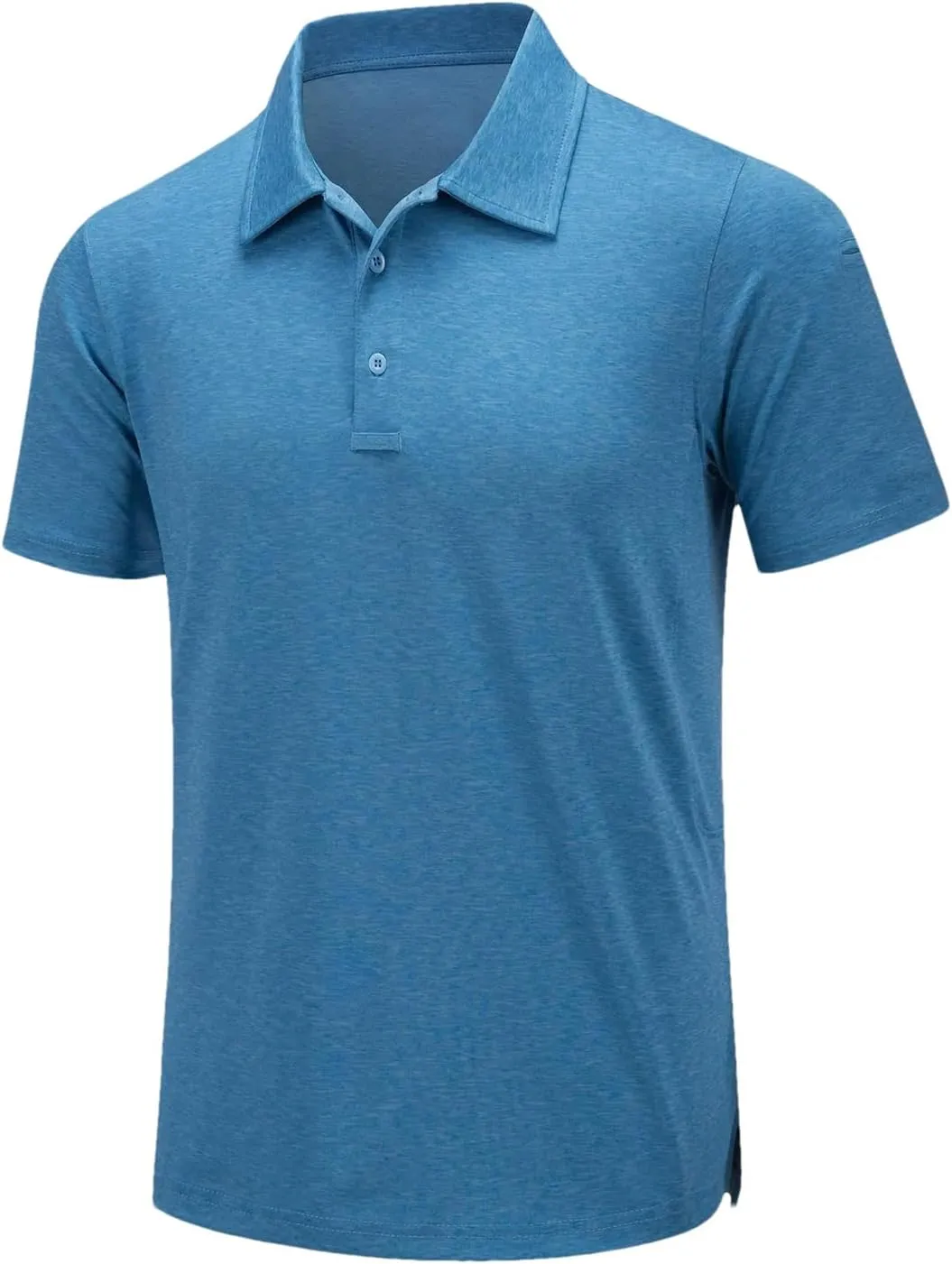 Mens Summer Casual Short Sleeve T-Shirts Golf Tshirts Quick Dry Work Polos Shirt Pullover Tops