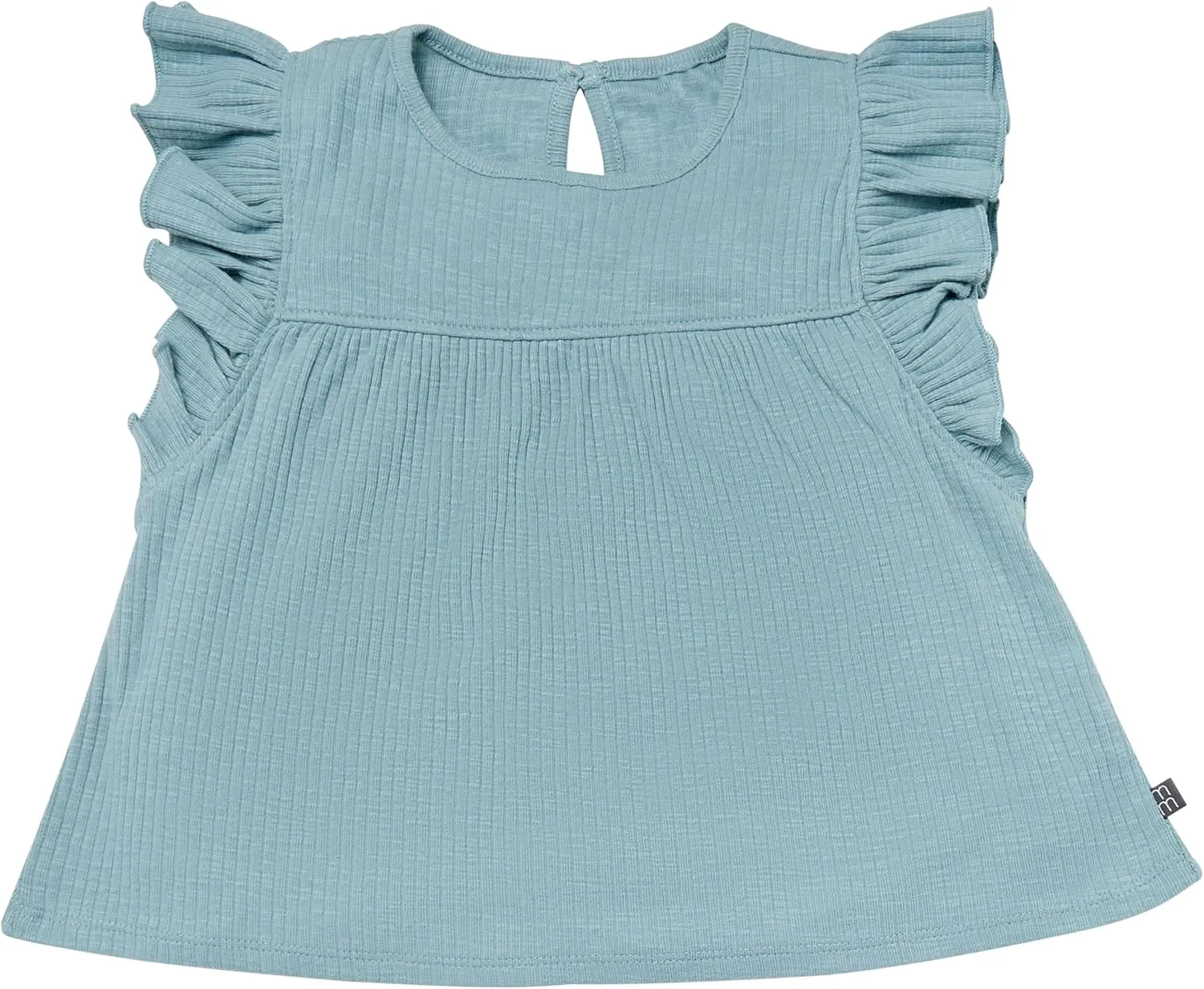 Modern Moments by Gerber Baby Girls 4-piece Set (2 Flutter Sleeve Top & 2 Ruffle Wide Leg Short)