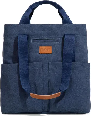 Montana West x Lee Canvas Tote Bag for Women with 2 Front Pockets Top-Handle Handbag & Shoulder Bag