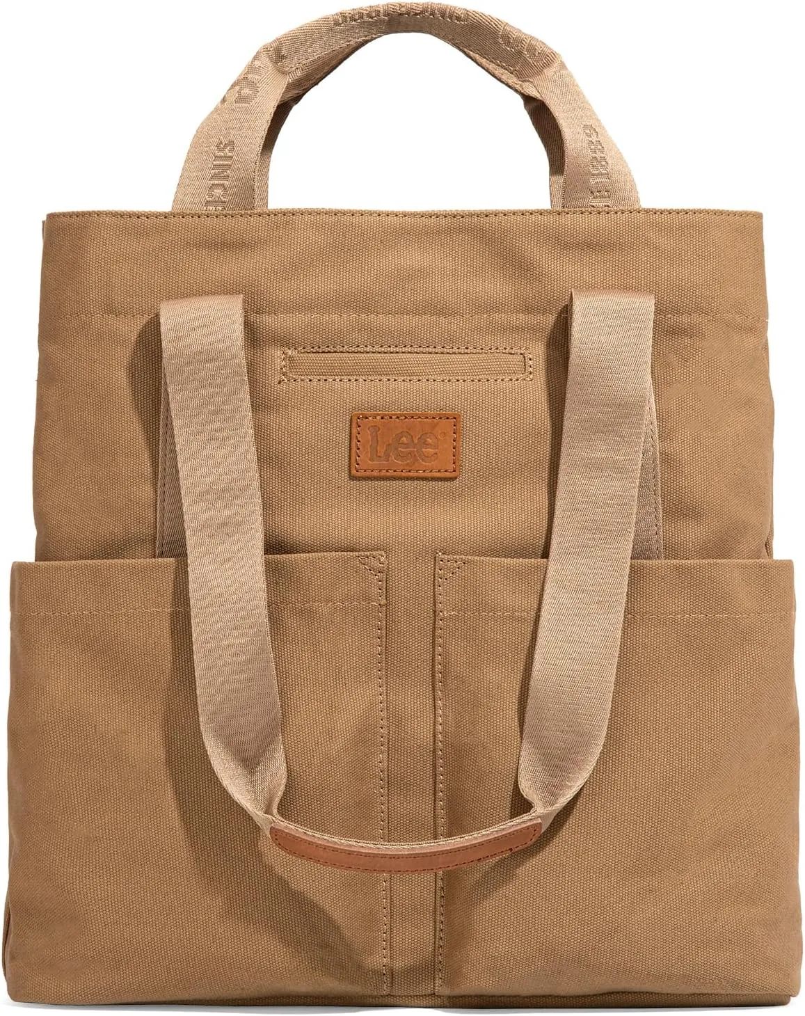 Montana West x Lee Canvas Tote Bag for Women with 2 Front Pockets Top-Handle Handbag & Shoulder Bag
