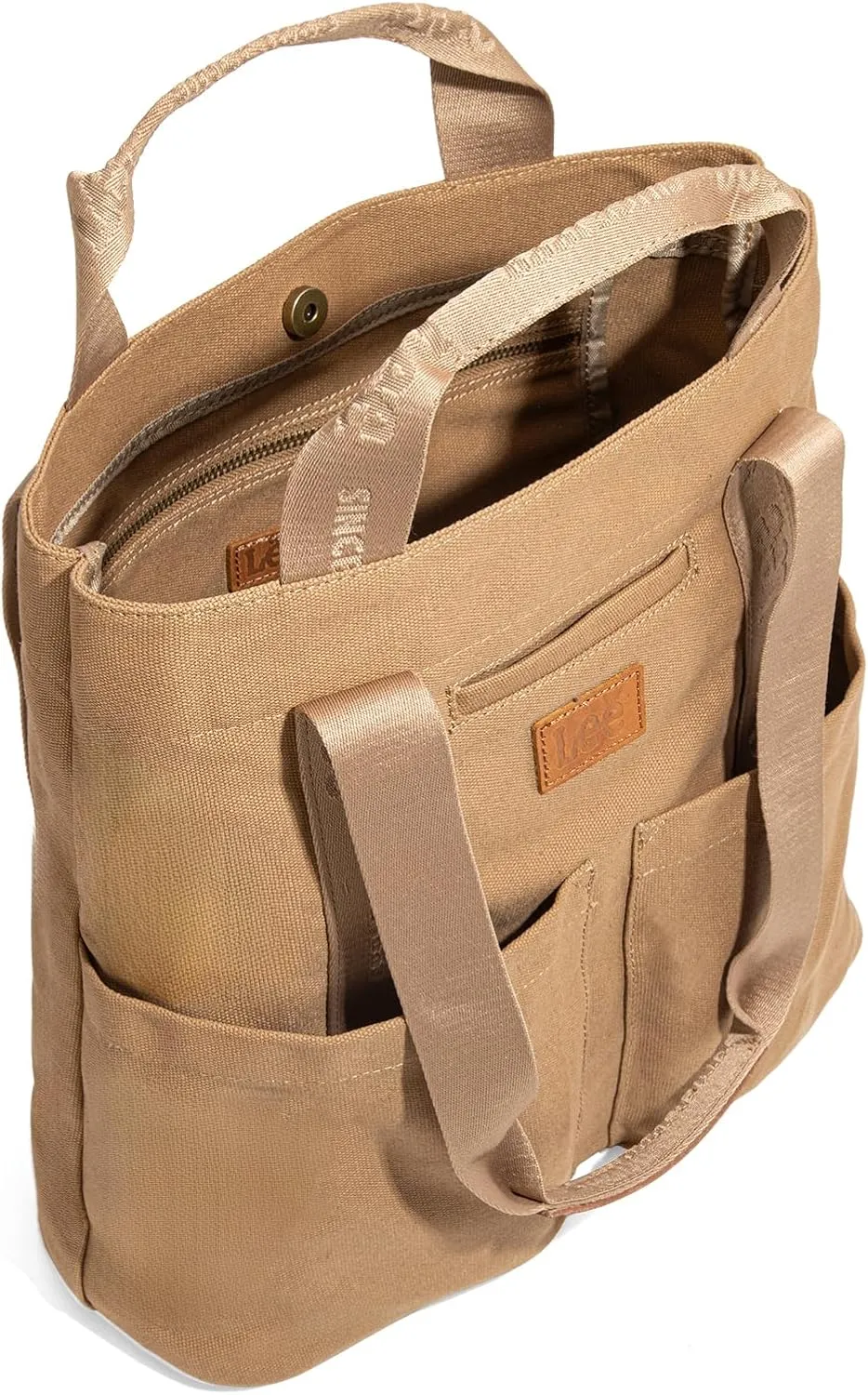 Montana West x Lee Canvas Tote Bag for Women with 2 Front Pockets Top-Handle Handbag & Shoulder Bag