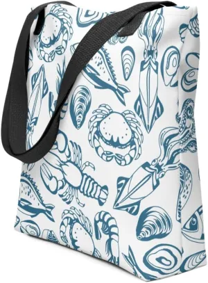 Nautical anchor tote bag, nautical tote bag design, Beach-themed, Coastal aesthetic, Reusable shopping bag, 15  15