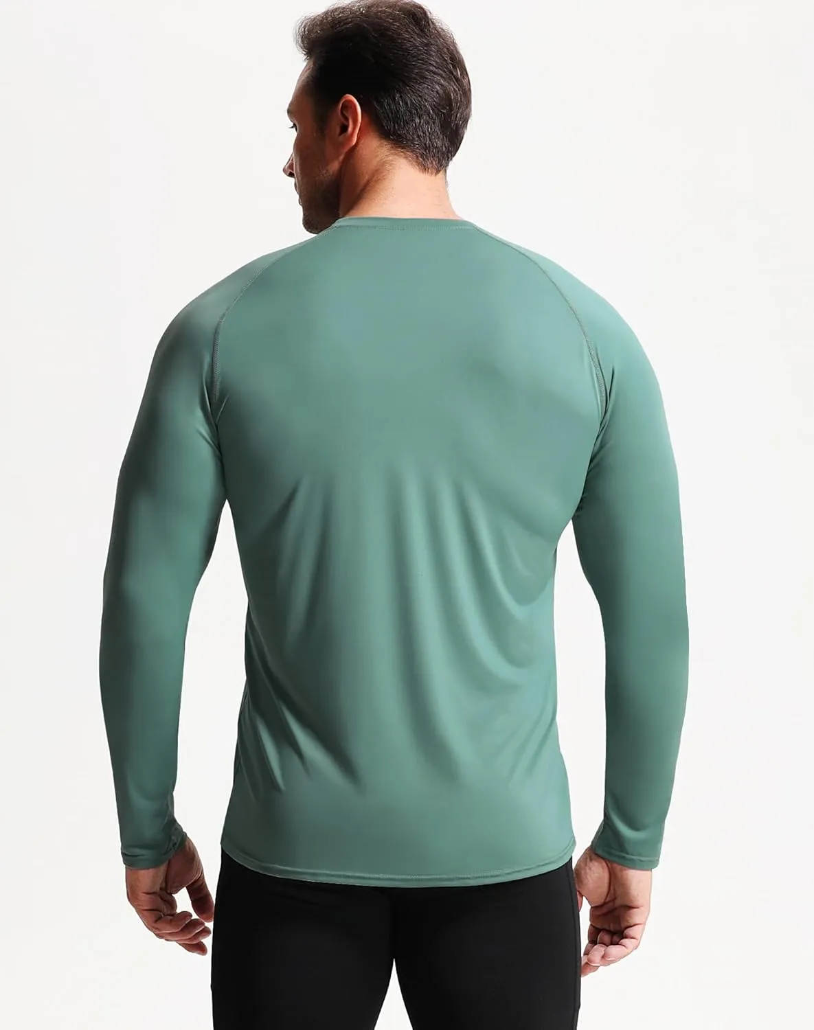 NELEUS Men's Dry Fit Long Sleeve Athletic Running Shirts
