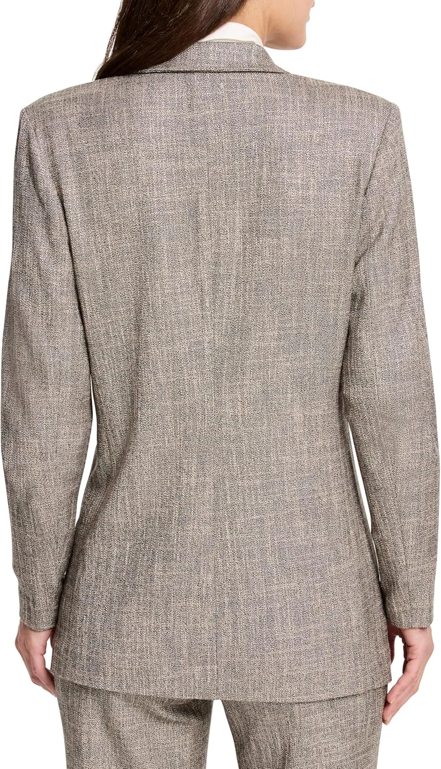 NIC ZOE Women's Tweed Boyfriend Blazer