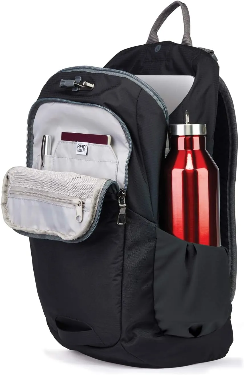 PacSafe Venturesafe G3 15 Liter Anti Theft Travel Backpack/Daypack-Fits 17" Laptop, Lakeside Blue