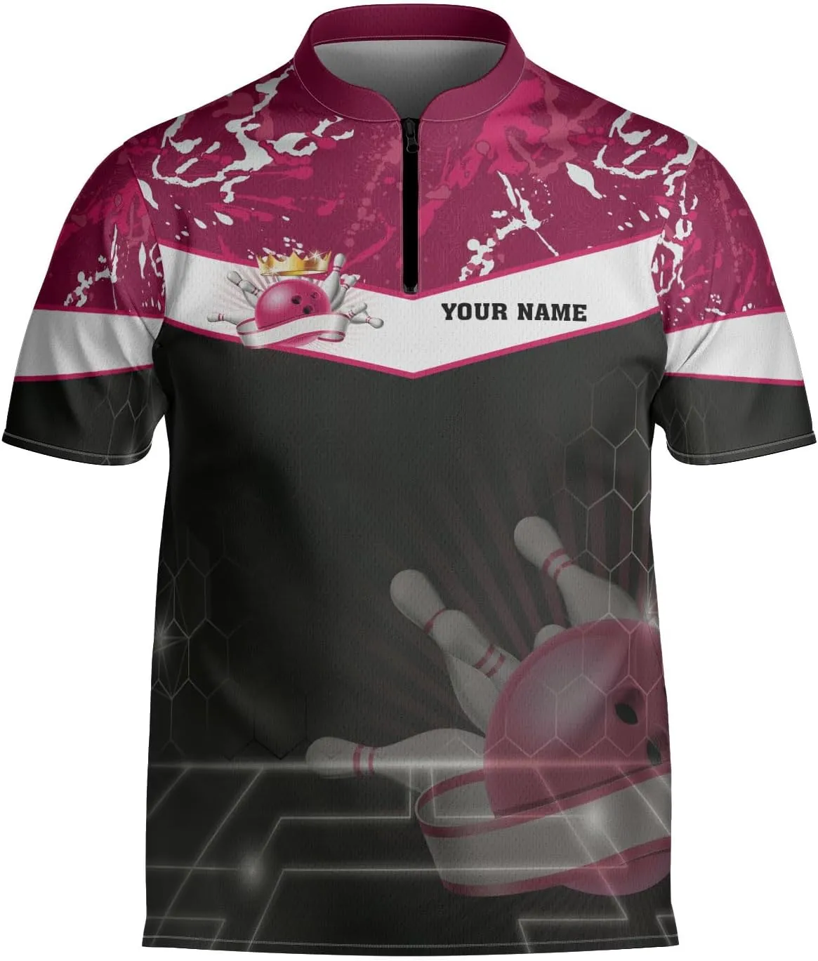 Personalized Bowling Jersey 3D Custom Bowling Shirts for Team Bowling Shirt Unisex for Men Women Bowling Jerseys 3D