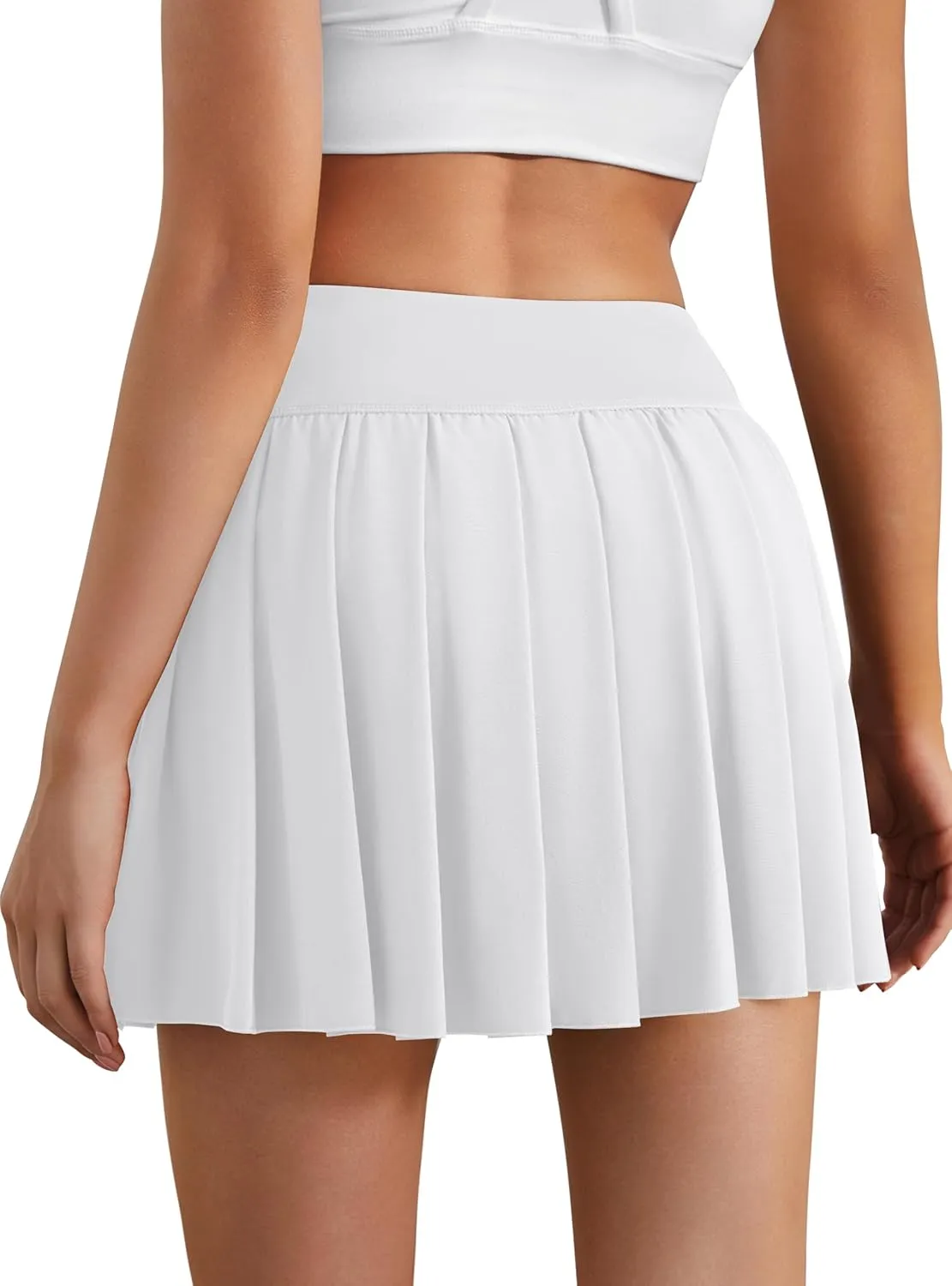 Pleated Skirts for Women High Waisted Tennis Skirt Athletic Skorts with Pockets Shorts Workout Golf Skort