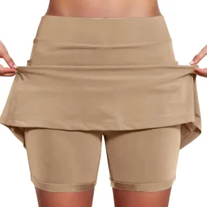 Plus Size Skorts for Women with Pockets Casual High Waist Athletic Golf Tennis Yoga Shorts Summer Beach Mini Skirts