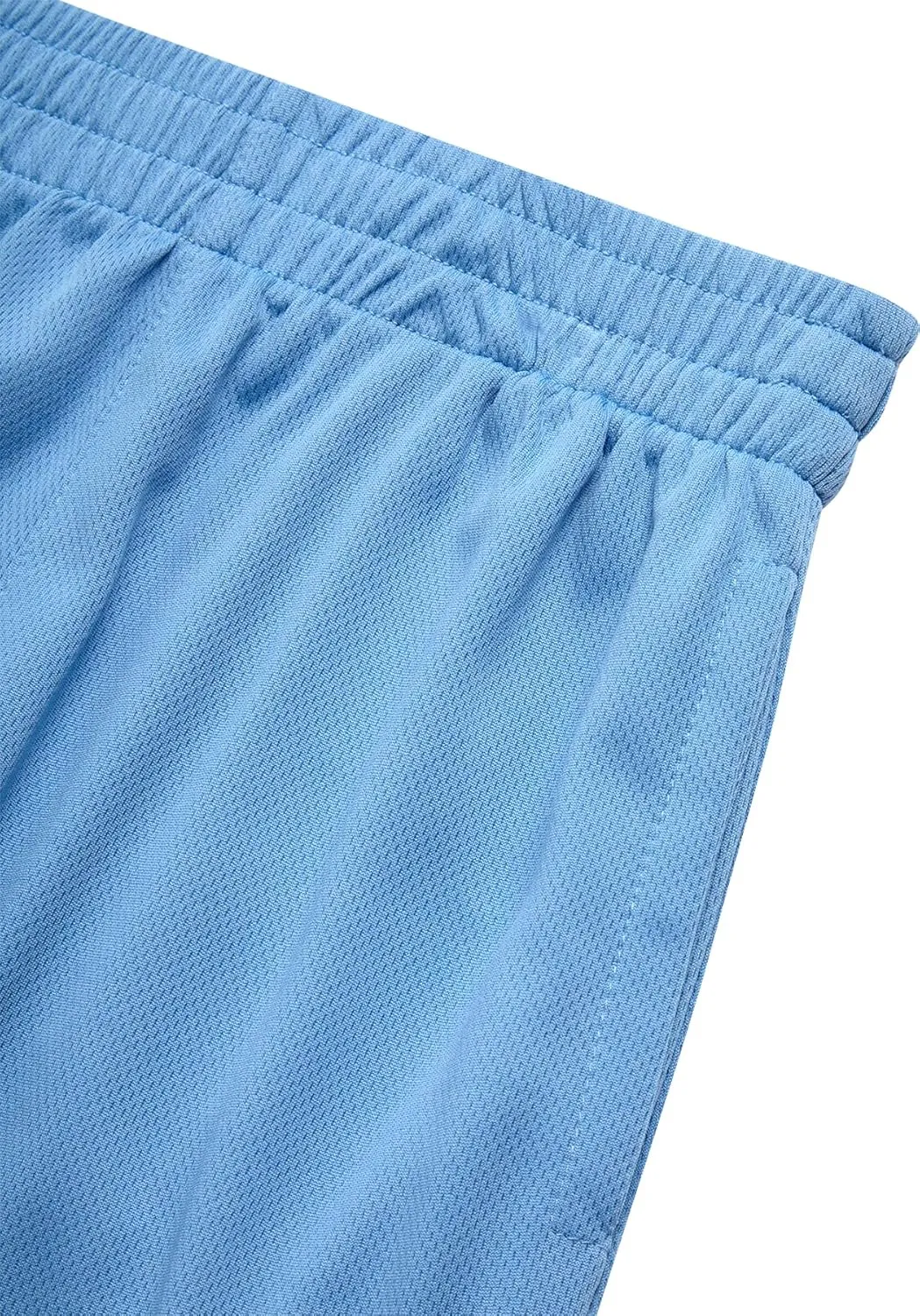 RBX Boys' Active Shorts - 5 Pack Sports Performance Mesh Gym Shorts with Elastic Waistband and Heat Seal Logo (Sizes: 8-16)