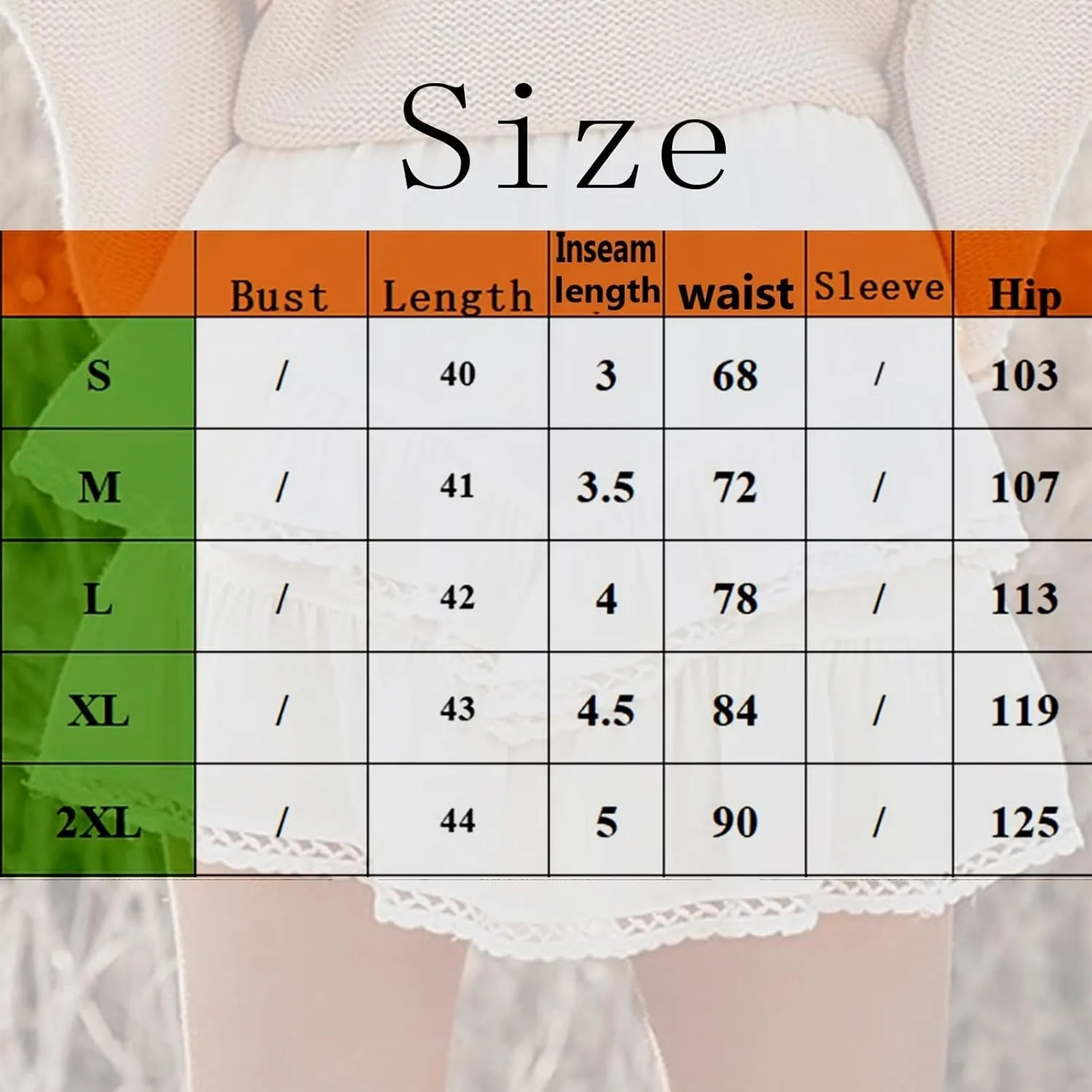 Ruffle Skorts for Woman, Boho Tiered Flowy Short Skirt, High Waist Mini Skirts, Y2K Golf Tennis Clothes(White,M)