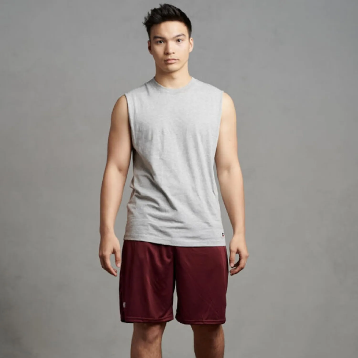 Russell Athletics Men's Dri Power Essential Performance Shorts with Pocket - Workout and Gym Active Wear