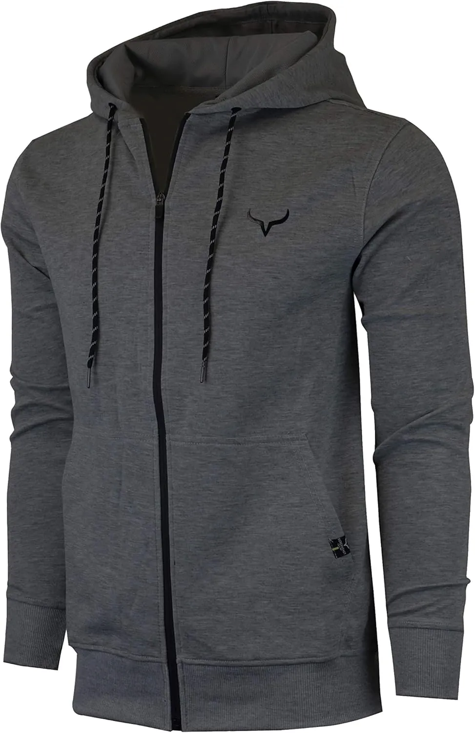 SCREENSHOT Sports Men's Gym Workout Full-Zip Hooded Active Sweatshirt