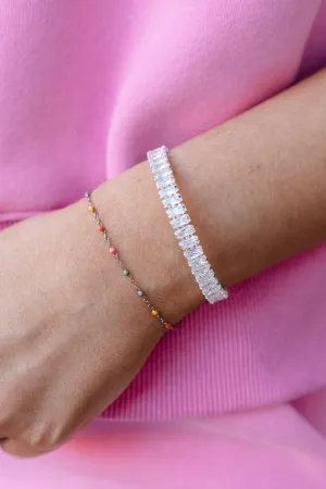 Shine Bright Cuff Bracelet - Silver