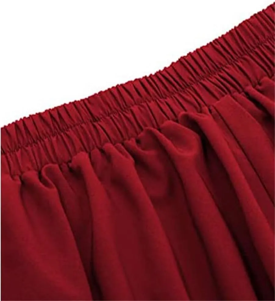 Sorrica Women's Vintage Flared A line Skirt High Waist Pleated Midi Skirt with Pocket